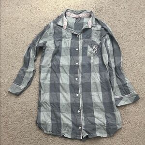 Victoria's Secret Gray Pajama Top